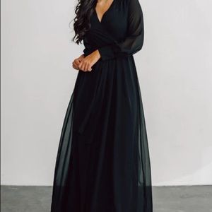 Baltic Born Black Lydia Maxi Dress Size XS- NWT